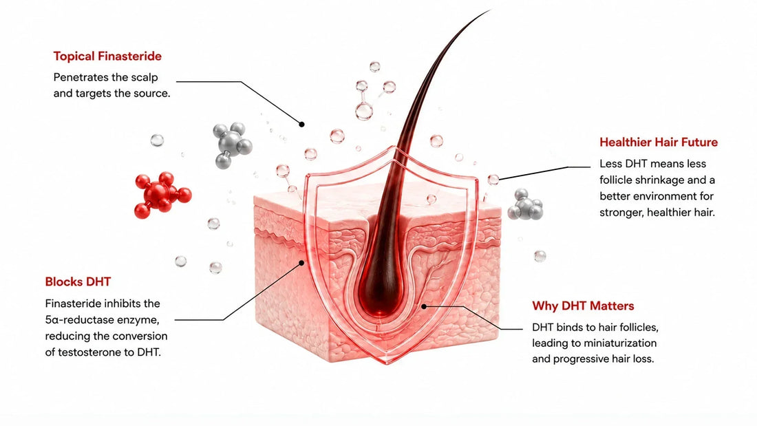 Topical Finasteride for Hair Loss: How It Blocks DHT